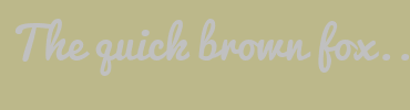 Image with Font Color C0C0C0 and Background Color BCB88A